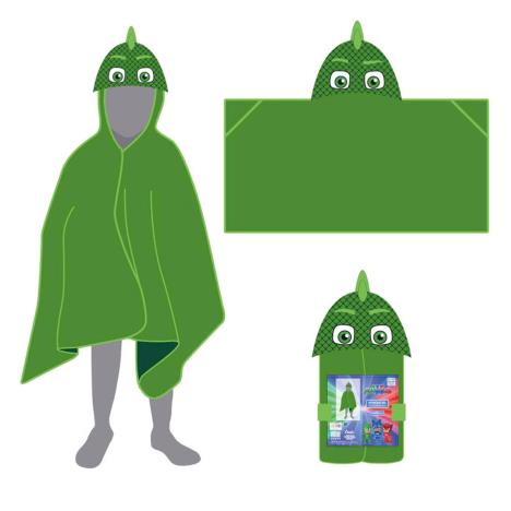 PJ Masks Gekko Hooded Towel Poncho £13.99